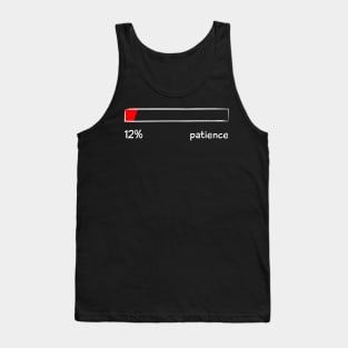 Patience Percentage Level Funny Gift Women Men Tank Top